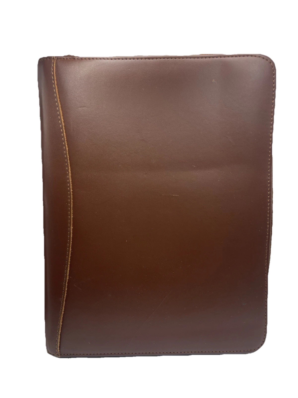 VTG Day Runner Genuine Leather Planner 3-Ring Binder Snap Close Full Size
