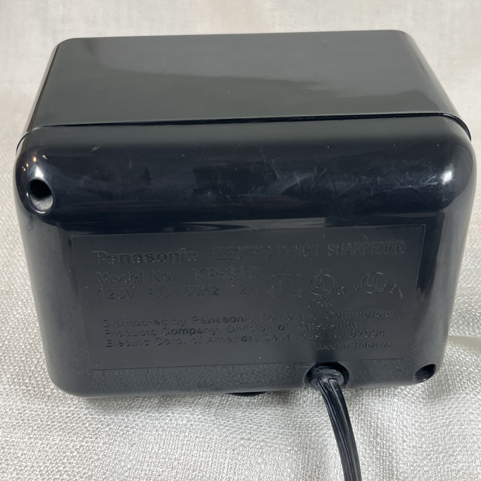 Panasonic KP-310 Auto-Stop Electric Pencil Sharpener Black Tested Works Well