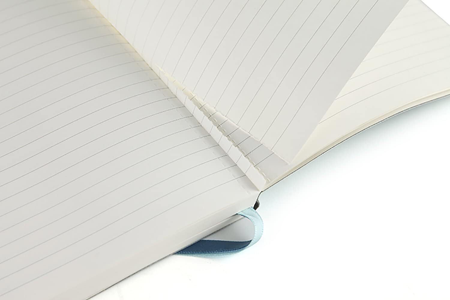 Vintage Purple Faux Leather Refillable Writing Journal – Slim A5 Diary Notebook