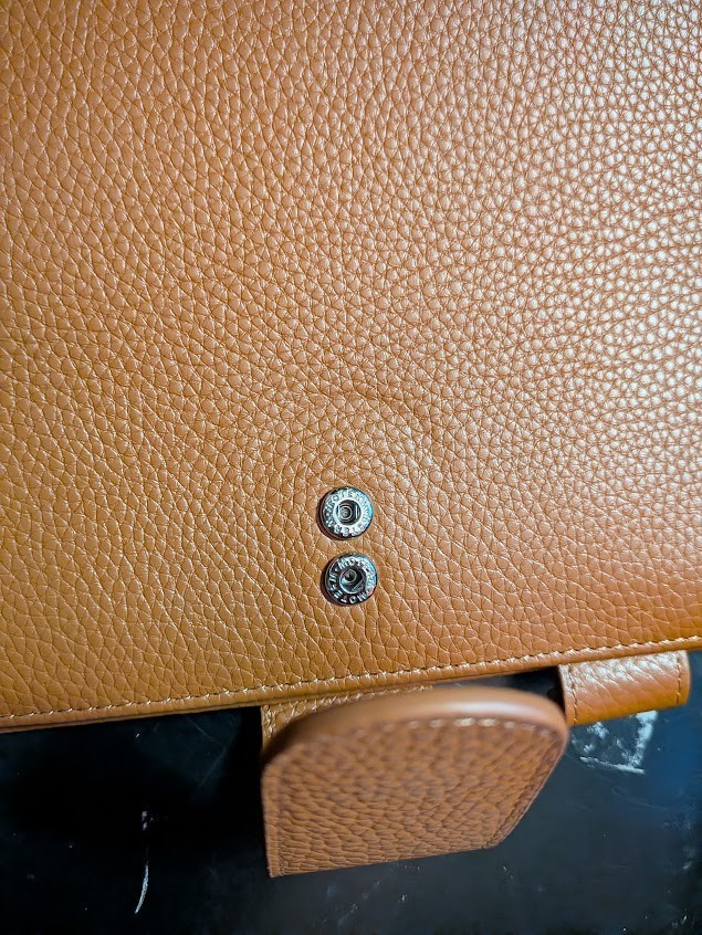 Moterm Burnt Orange Leather Cover for Happy Planner Mini with Pouch and Box