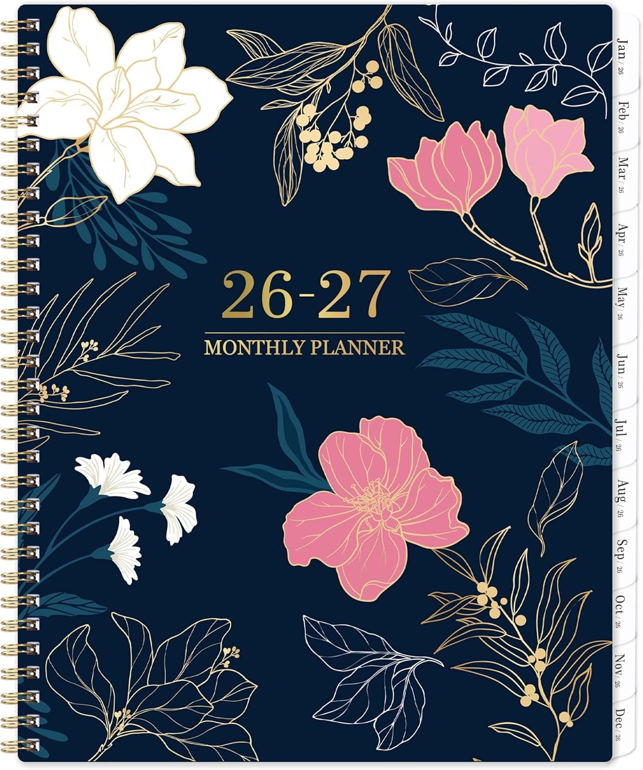 2026-2027 Monthly Planner/Calendar – Jan. 2026 – Dec. 2027, 9″ x 11″, Calenda…