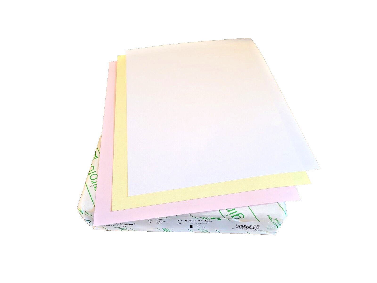 Carbonless Paper 3-Part 1 Ream / 500 Sheets (167 sets) Bright White /…