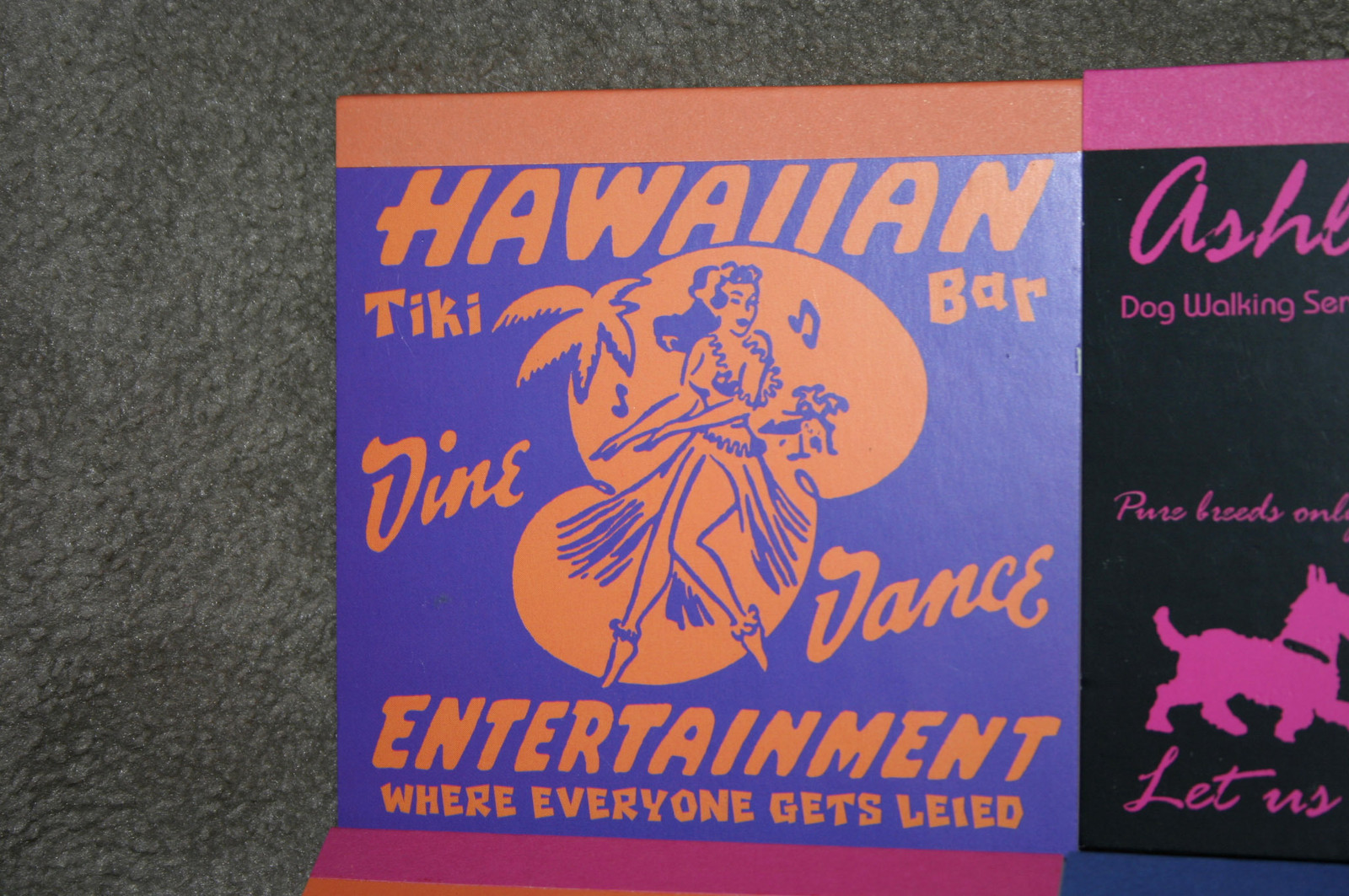 David & Goliath Brand 4 Retro Pinup Girls Tiki Bowling Mini Notepads Adult Humor