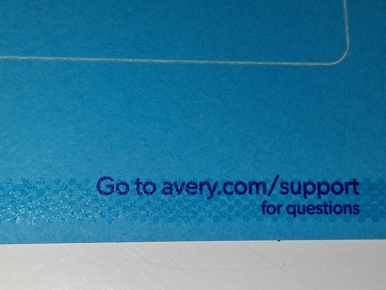 1350 Avery 2″ x 4.5″ Rectangle Labels 225 Sheet Bright Blue Paper Presta T00-1XS
