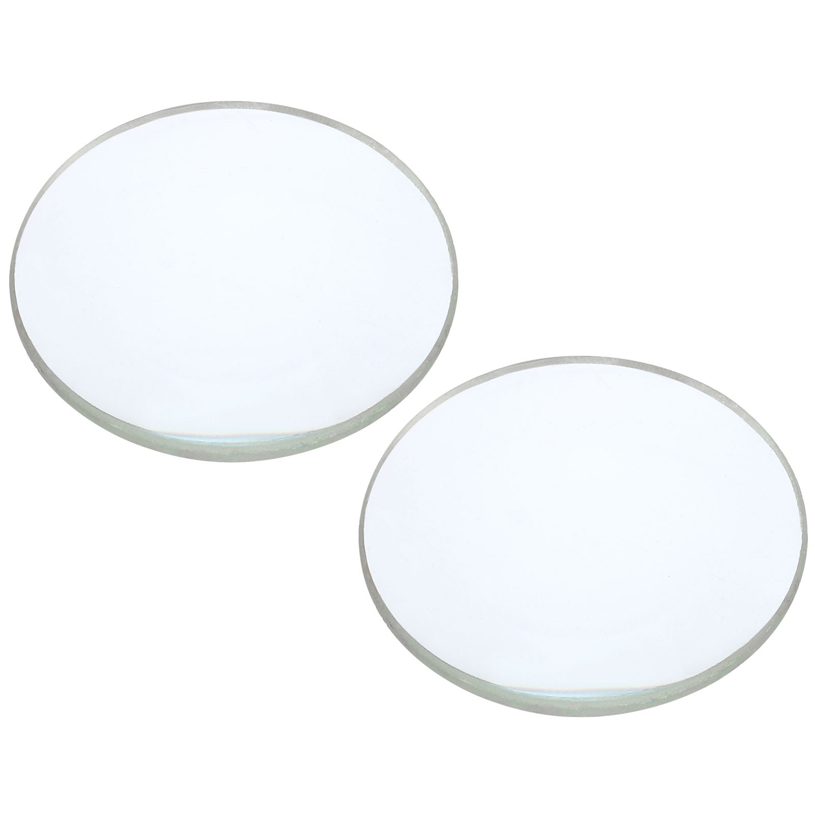2″ (50mm) Focal Length Double Convex Lens, 2 Pack 30mm Diameter 5mm Height