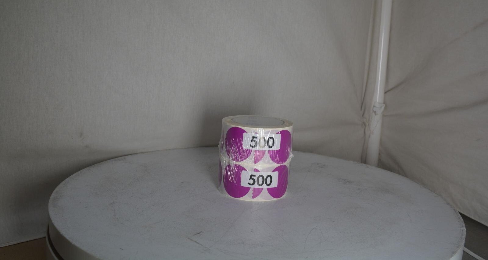 NEW SEALED BAG ULINE Blank Inventory Circle Labels – Purple 2″ 2-Pack