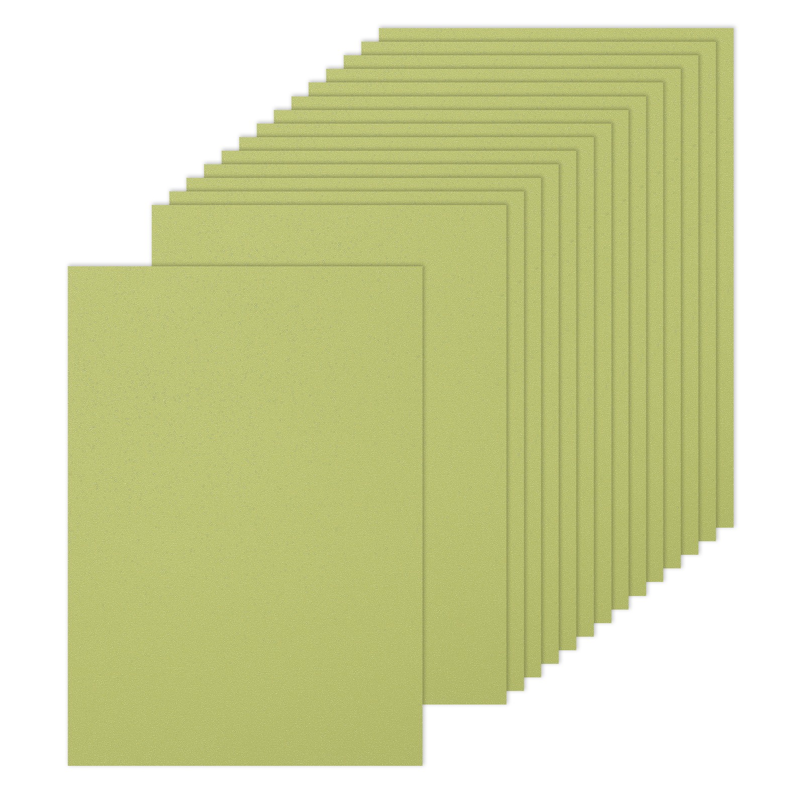 25 Pcs Shimmer Cardstock Paper, 6 x 8 Inch Green Shimmer Paper Sheet