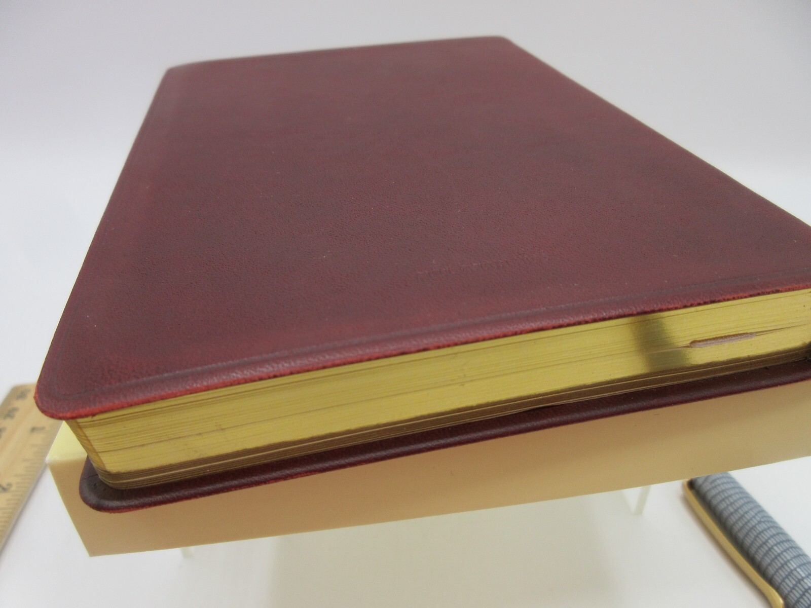 Journal 4×6″ Full Grain Leather Cover 240 Lined Pages Graphic Image $60 Clay