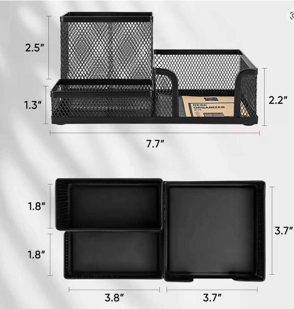 SUPEASY Mesh Desk Organizer, Desk Accessories & Workspace Organizers