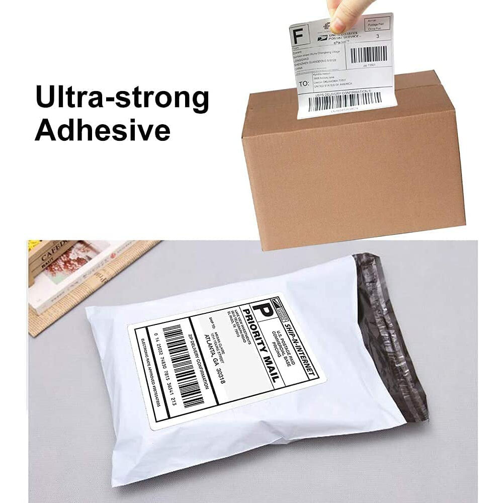 4″x6″ Fanfold Direct Thermal Shipping Labels Zebra & Rollo Printers 1000/Stack