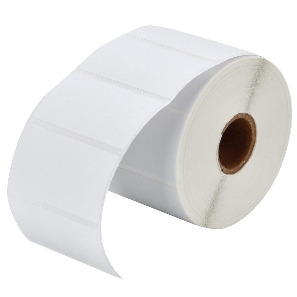 2.25″x1.25” Direct Thermal Labels Blank Barcode UPC for Rollo & Zebra- 1000/Roll
