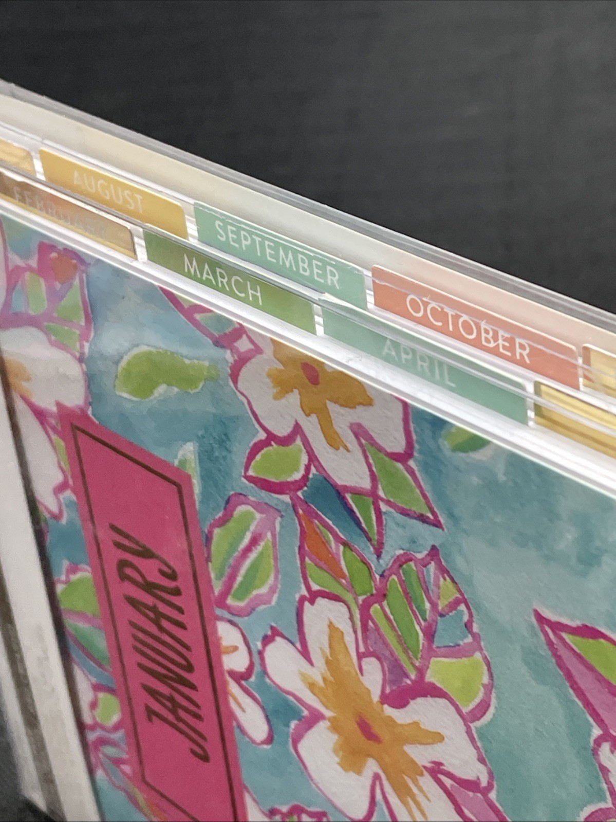 RECOLLECTIONS Creative Year 97-Piece 12 Month Calendar Pack 6″ X 8 1/2″ NEW