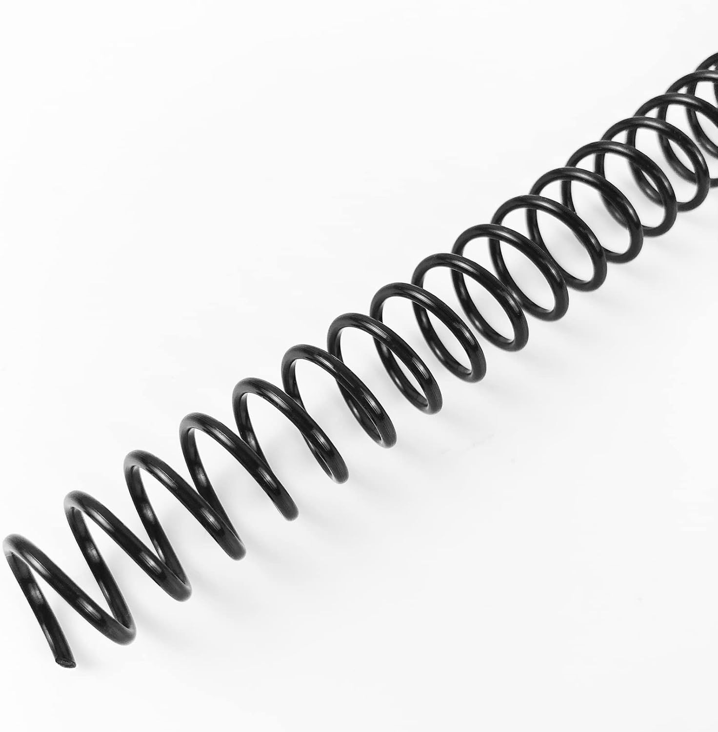 50 Pack Plastic Spiral Binding Coils, 12Mm(1/2″), 90 Sheet Capacity, 4:1 Pitch,