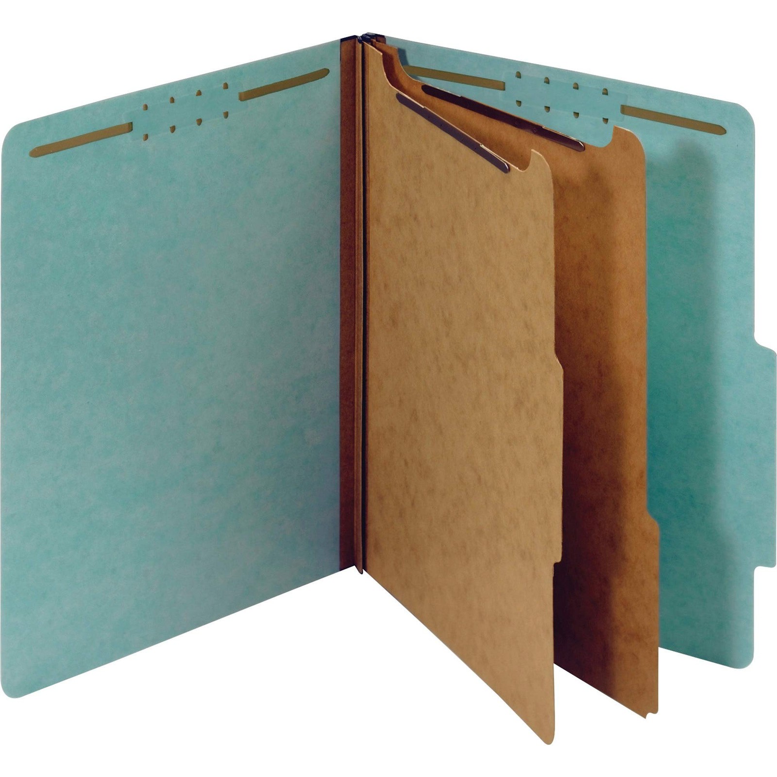 Pendaflex Recycled Classification File Folders, 2 Dividers, 2 Embedded