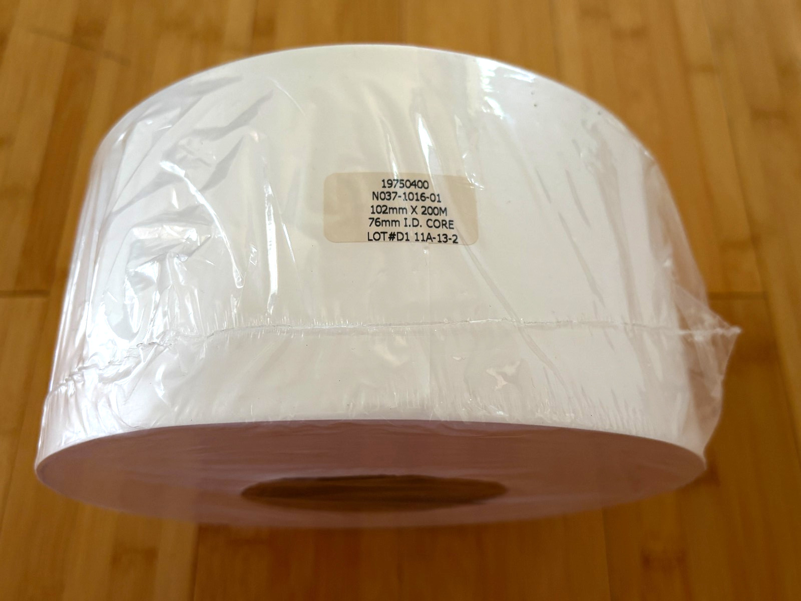 Roll Thermal Tyvek Tag 4 Inch Wide- 102mmX200M- 3 Inch ID Core Tear Resistant