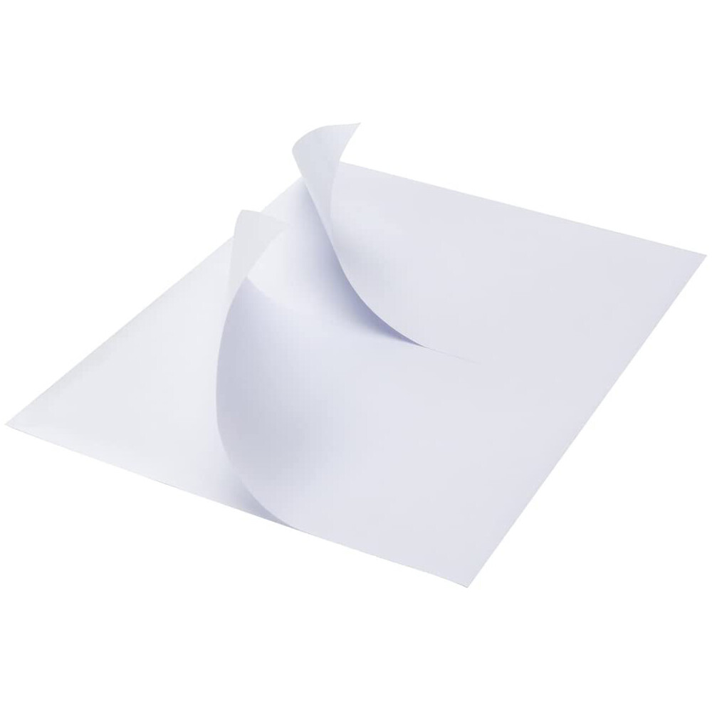1000 Shipping Labels 8.5 x 5.5 Half Sheets Blank Self Adhesive 2 Per Sheet USA