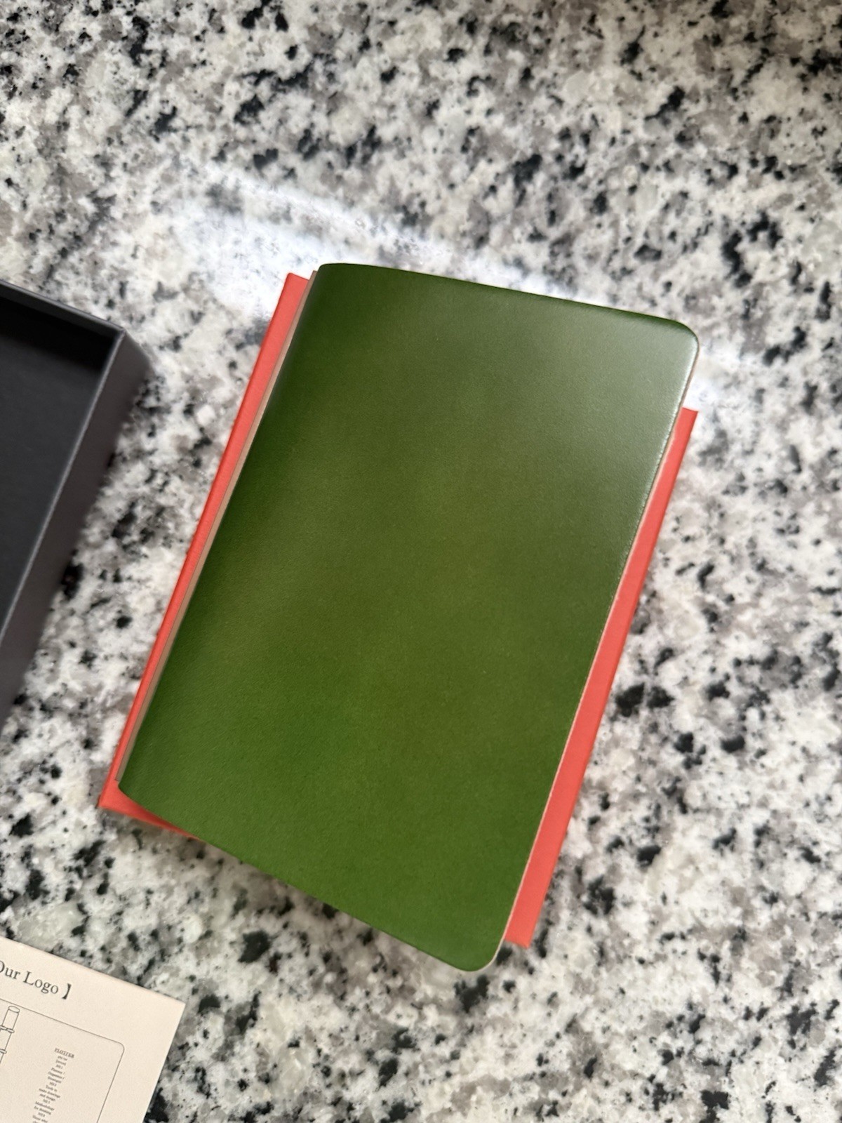 Plotter Mini 6 Ring Size Leather Binder Planner – Green Aniline Cordovan