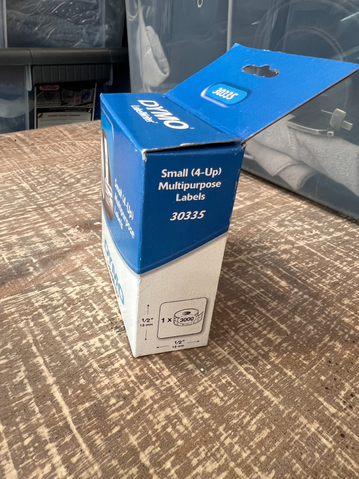 7 Box Lot Dymo 30335 Small Multipurpose Labels 1″ x 0.75″ – 4-Up NEW Sealed