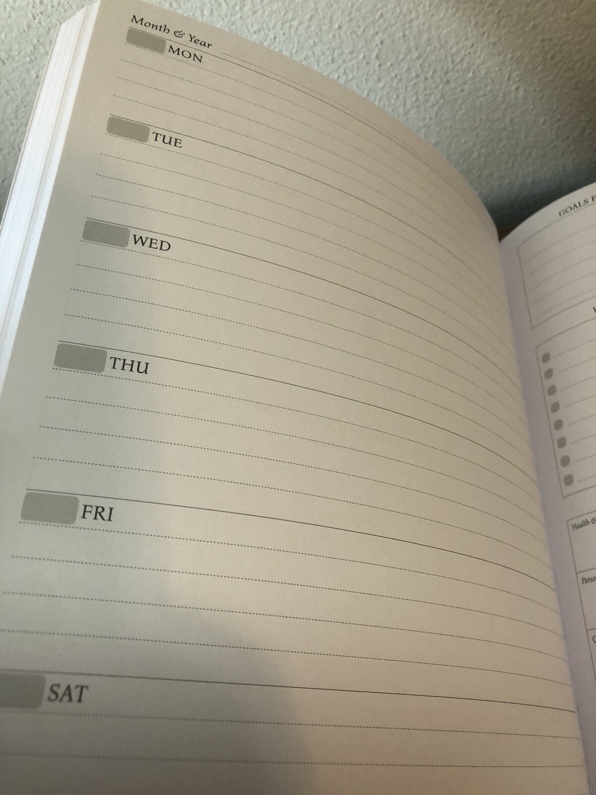 Legend Planner Pro Weekly Daily Organizer Book Journal (Black /12 Month)