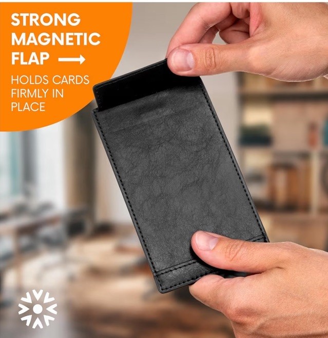 Notsu Note Card Holder | Minimalist 3×5 Inch Index Handheld Black