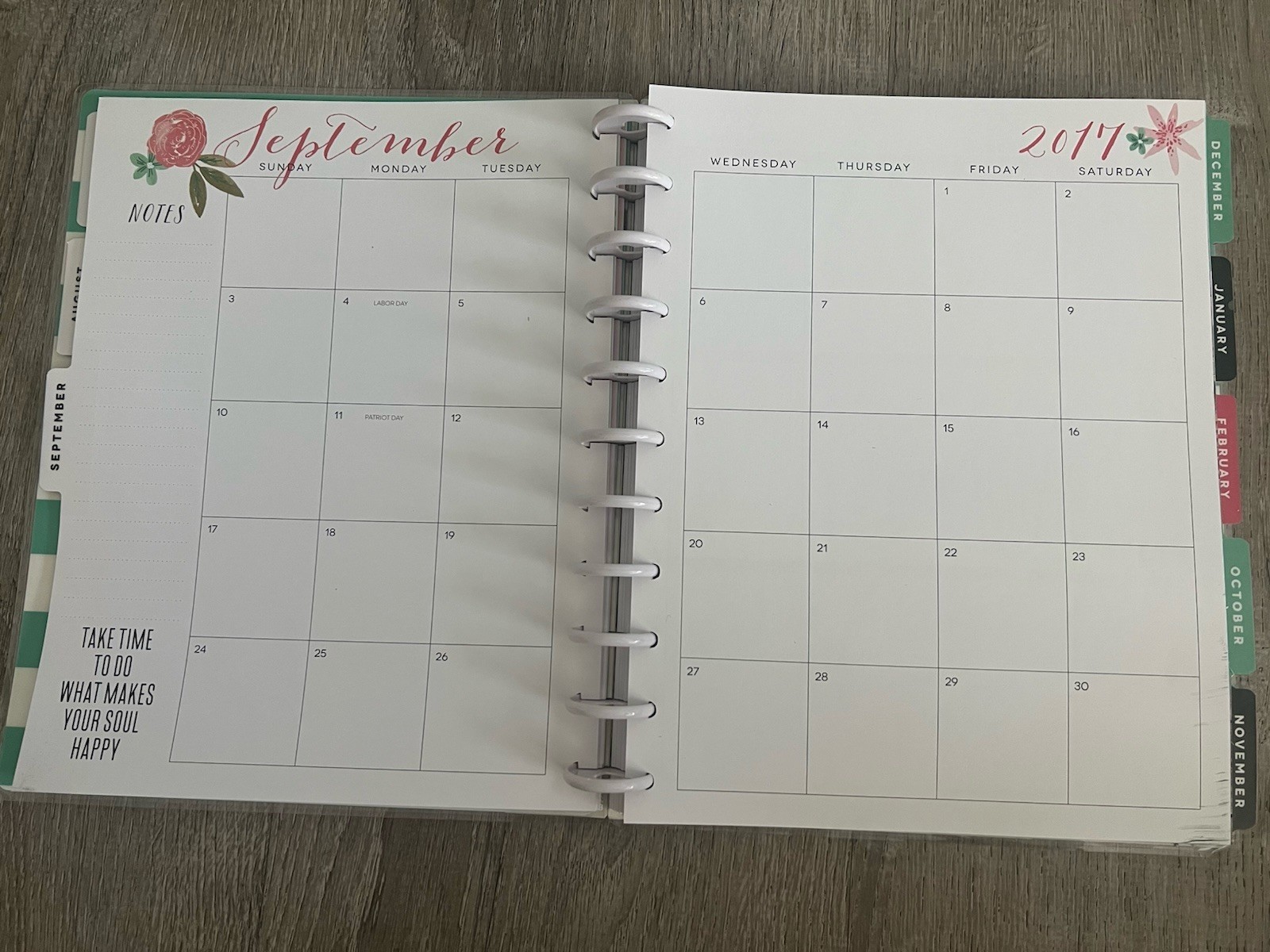 Me & My BIG ideas Create 365 The Big Happy Planner Happy Mind Happy Life 2017-18