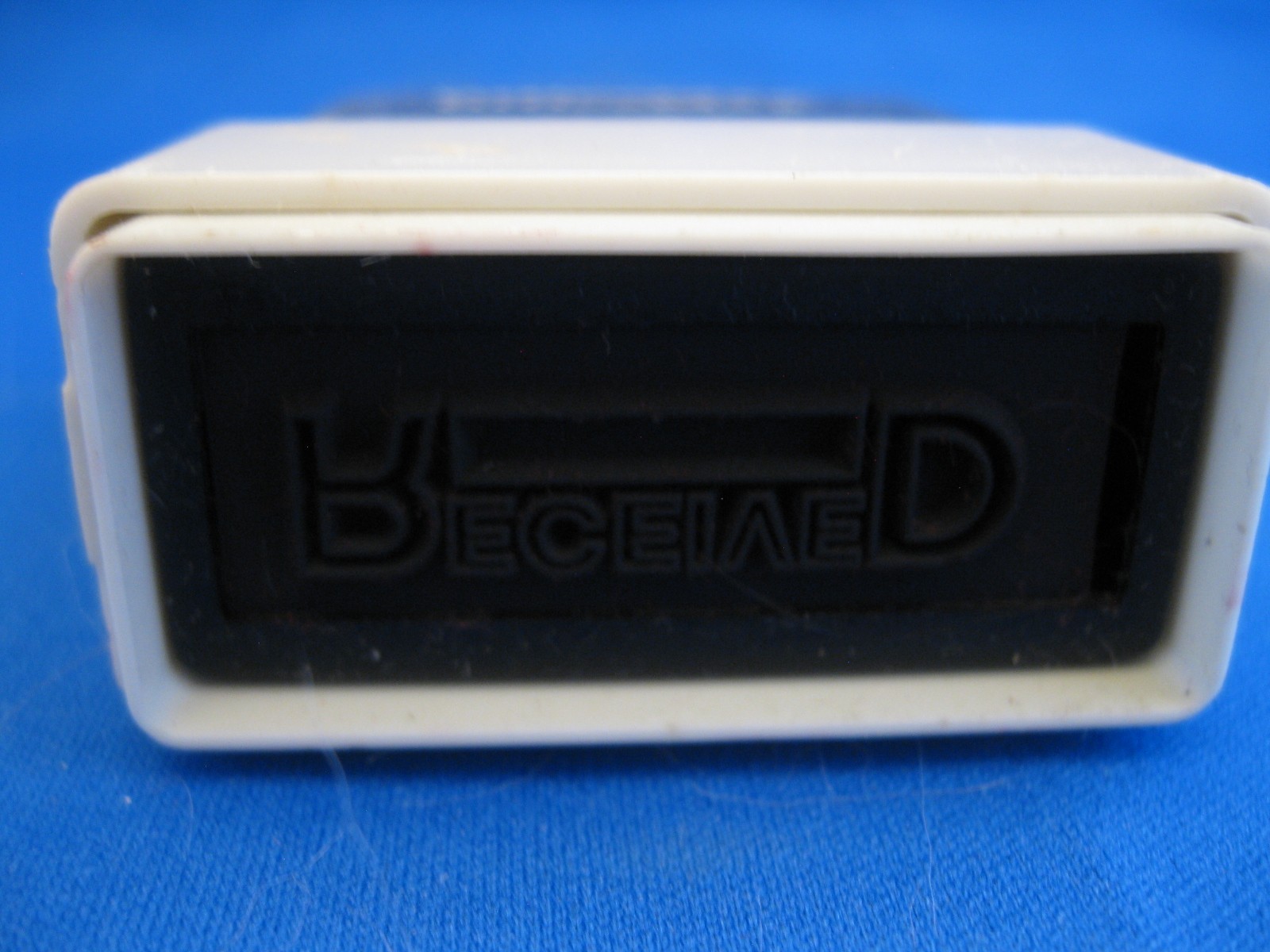 Office Max Pre-inked “RecieveD” Rubber Stamp – Red Ink