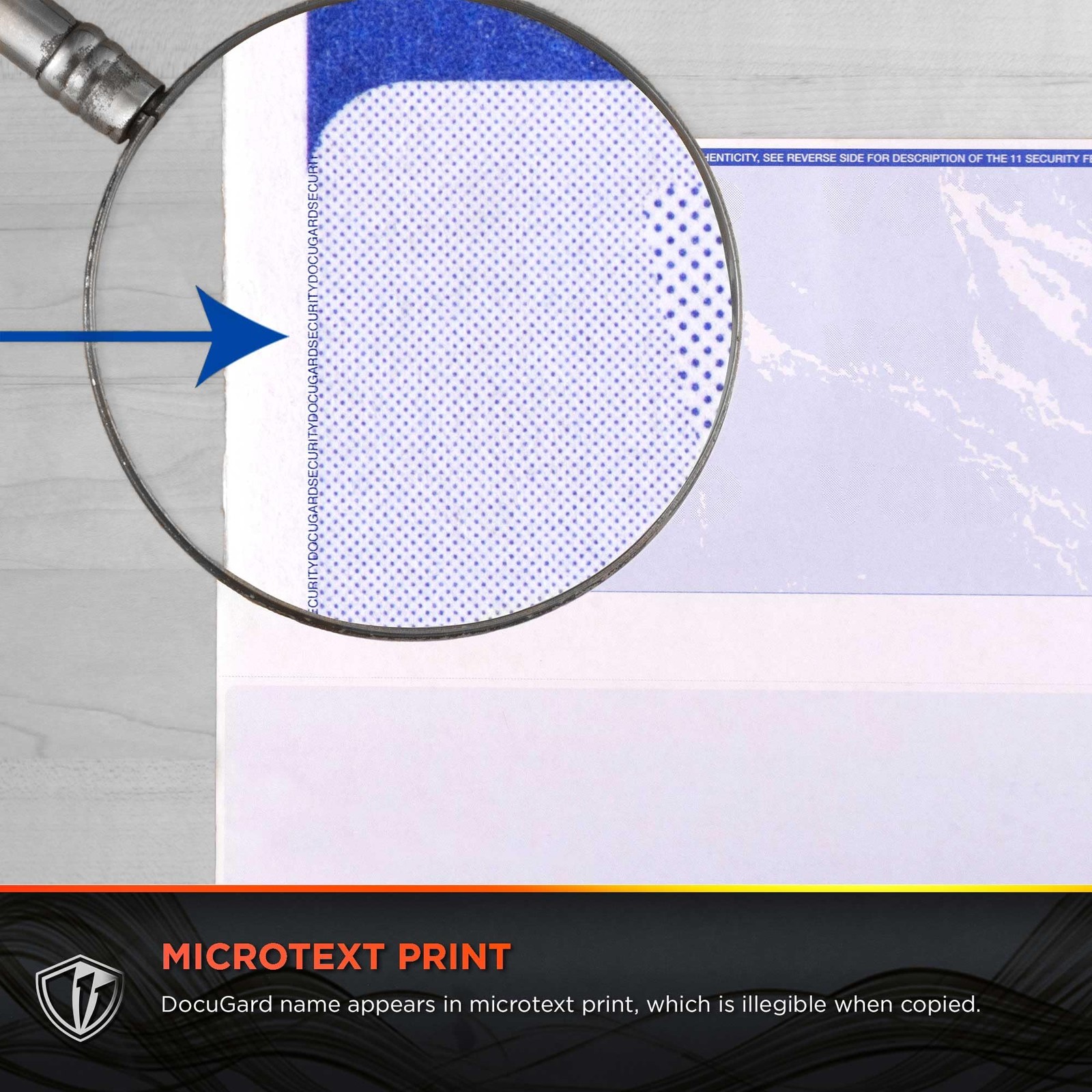 Standard Blue Marble Top High Security Check Paper – Laser/Inkjet Printer Com…
