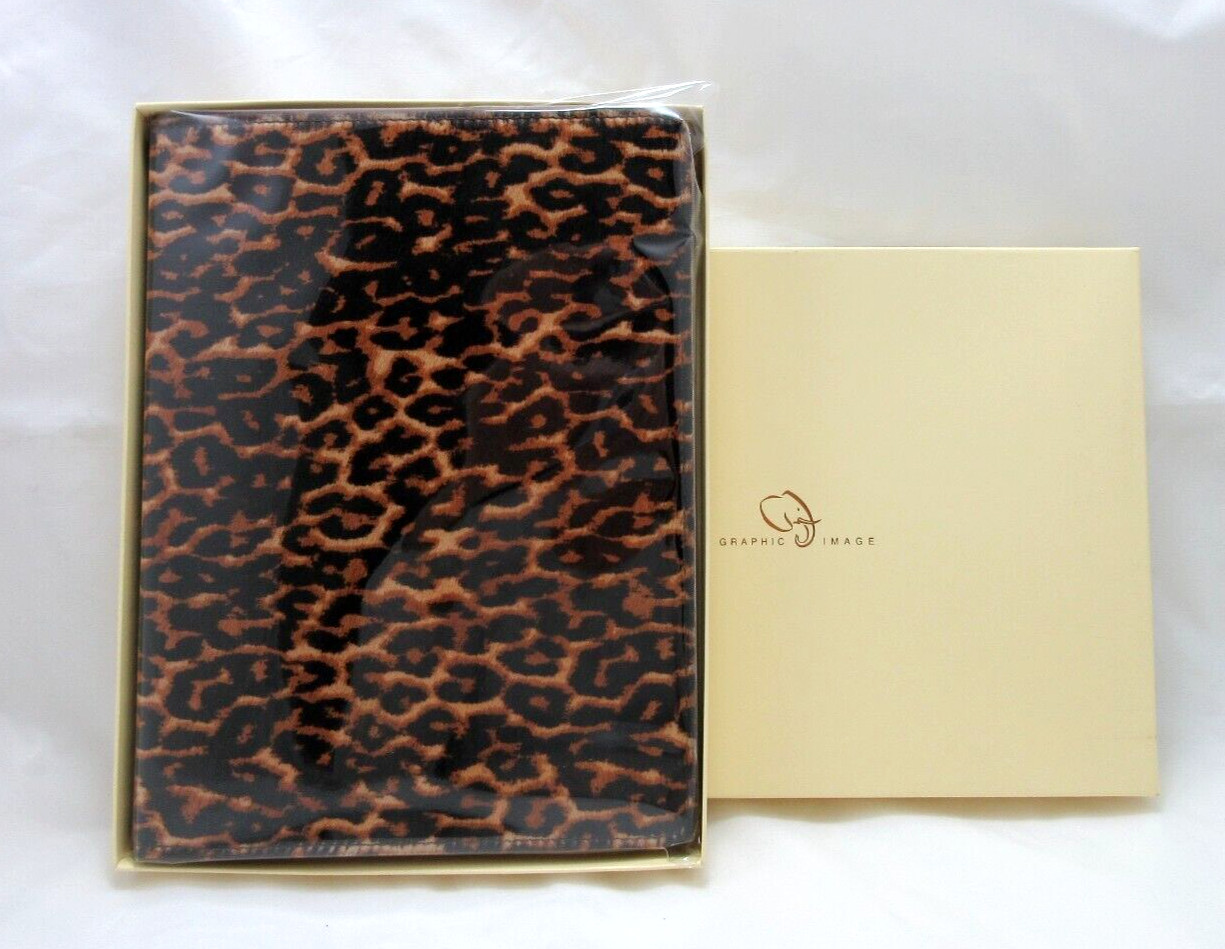 Graphic Image Notebook 9″ Refillable Spiral Insert Haircalf Cover Leopard