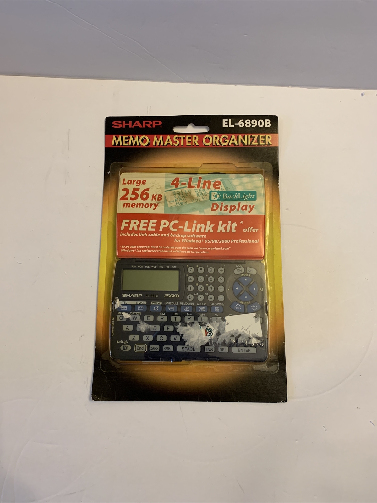 NEW Sharp EL-6890B 256KB Memo Master Organizer Planner Handheld