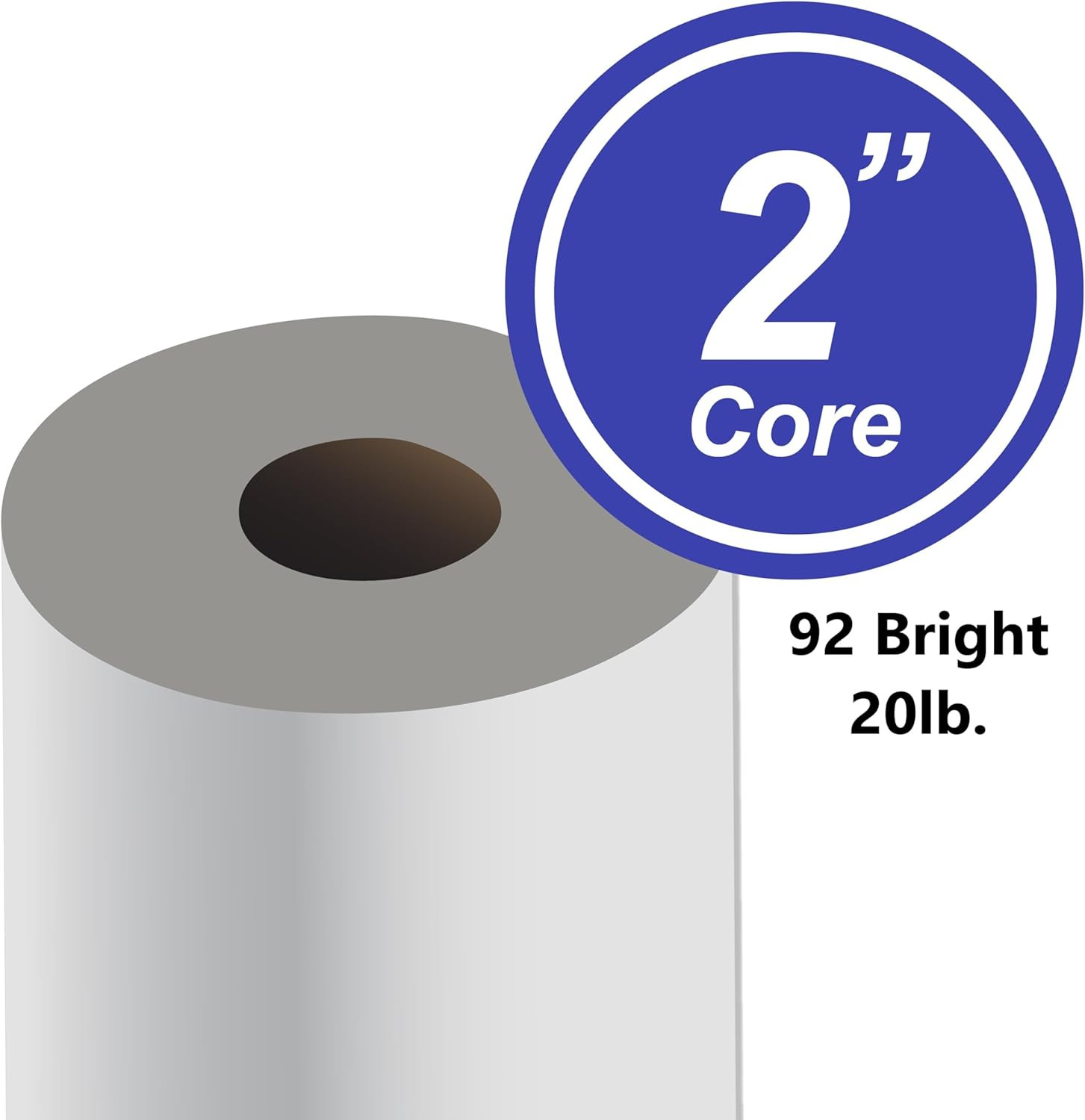 Biztek Wide Format Paper 24 X 150 CAD Bond Rolls 2″ Core 20Lb, Case | 4 Rolls