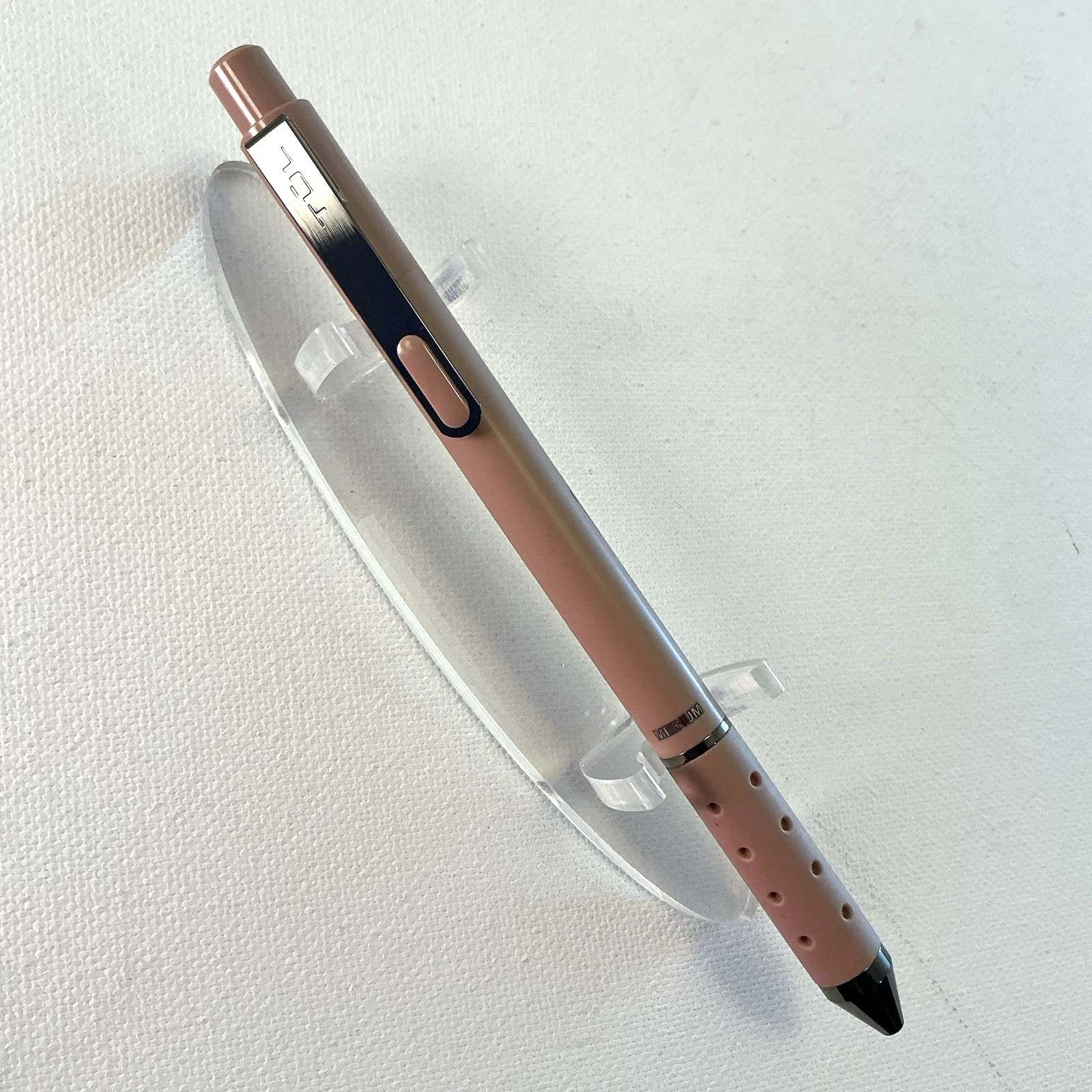 NEW TUL Pen Gel Metallic Ink BRONZE Ink 0.8 Gunmetal Clip, Matte Barrel