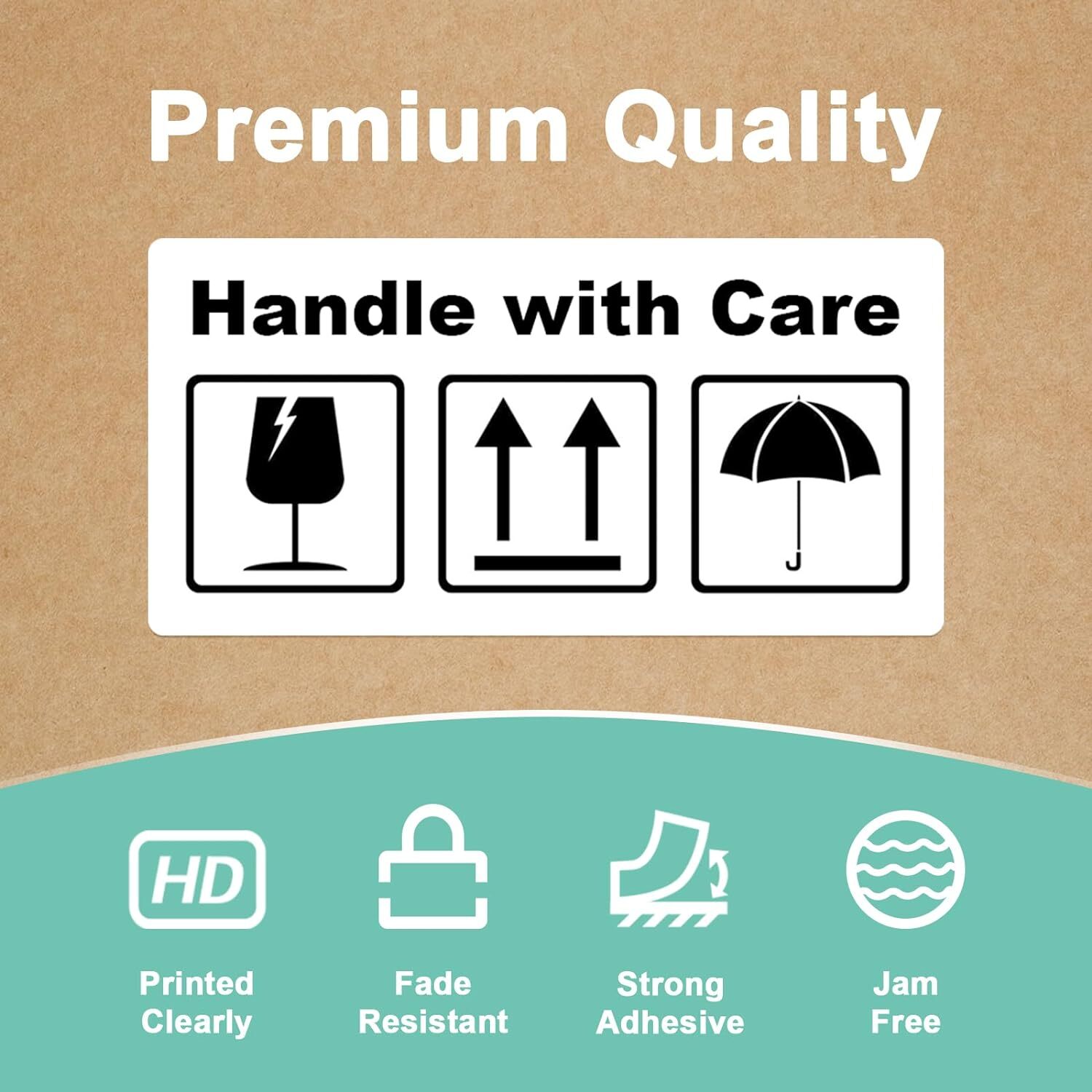 4″x2″ Direct Thermal Labels for Barcodes Postage Address Shipping Label 750/Roll