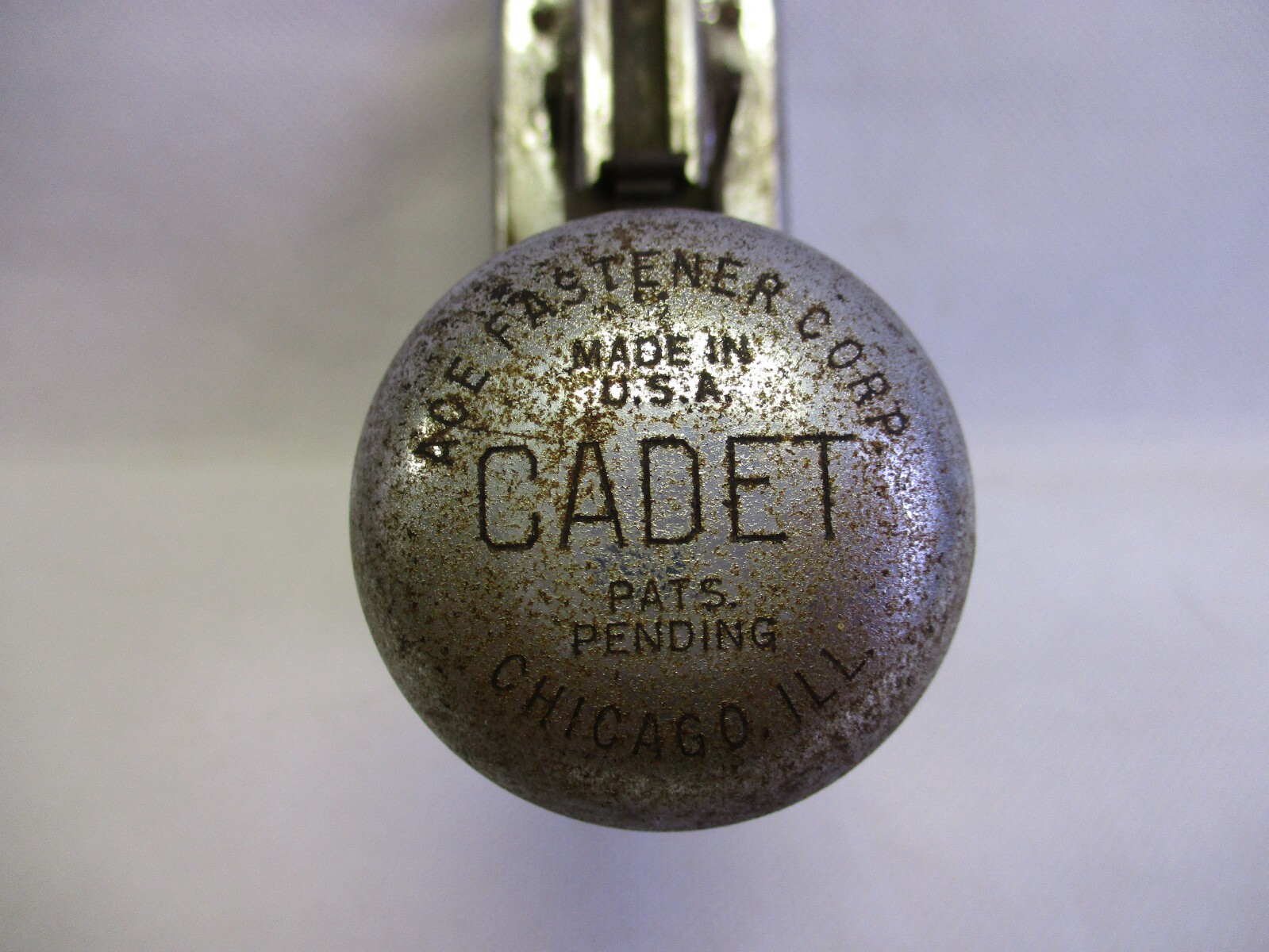 Ace Fastener Cadet Stapler 302 Chicago 30’s 40’s Industrial Steampunk Prop Retro