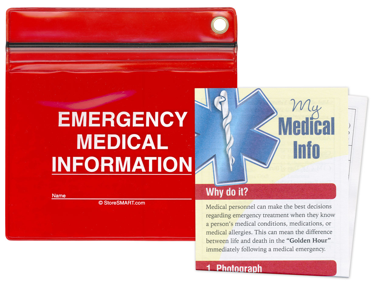 StoreSMART Zip Top Vial of Life 5Pk Emergency Medical Information – VOLPRZIP-5