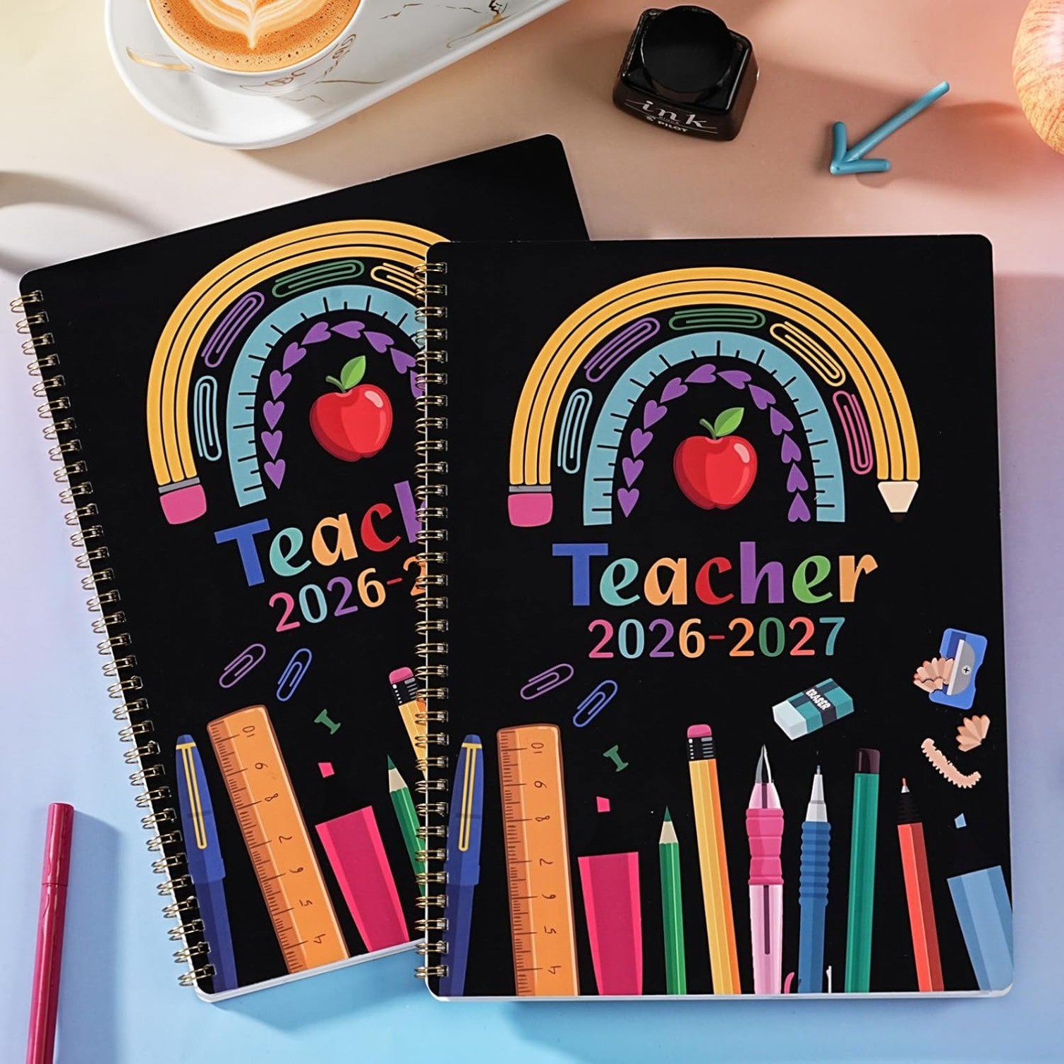 8.5″ x 11″ Teacher Planner July 2026 – June 2027,Academic Planner Lesson Planner