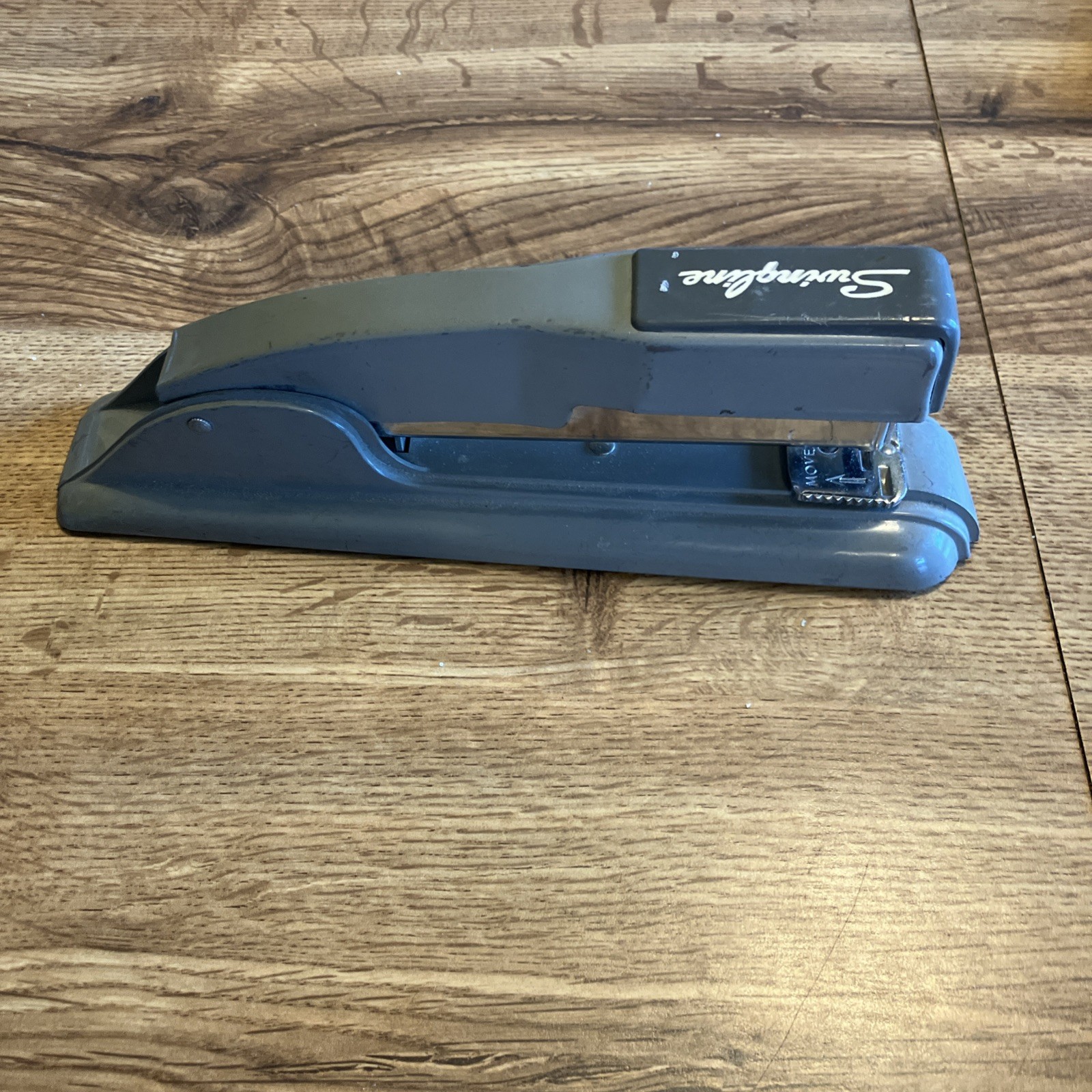 Vintage 1950s Retro Style Swingline Stapler #27 – 8 1/2″ Gray Works Great!