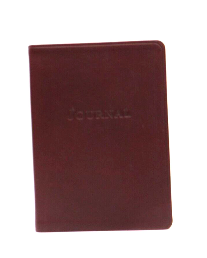 Journal 7″ Leather Soft Cover 224 Lined Pages Graphic Image List$70 Burgundy