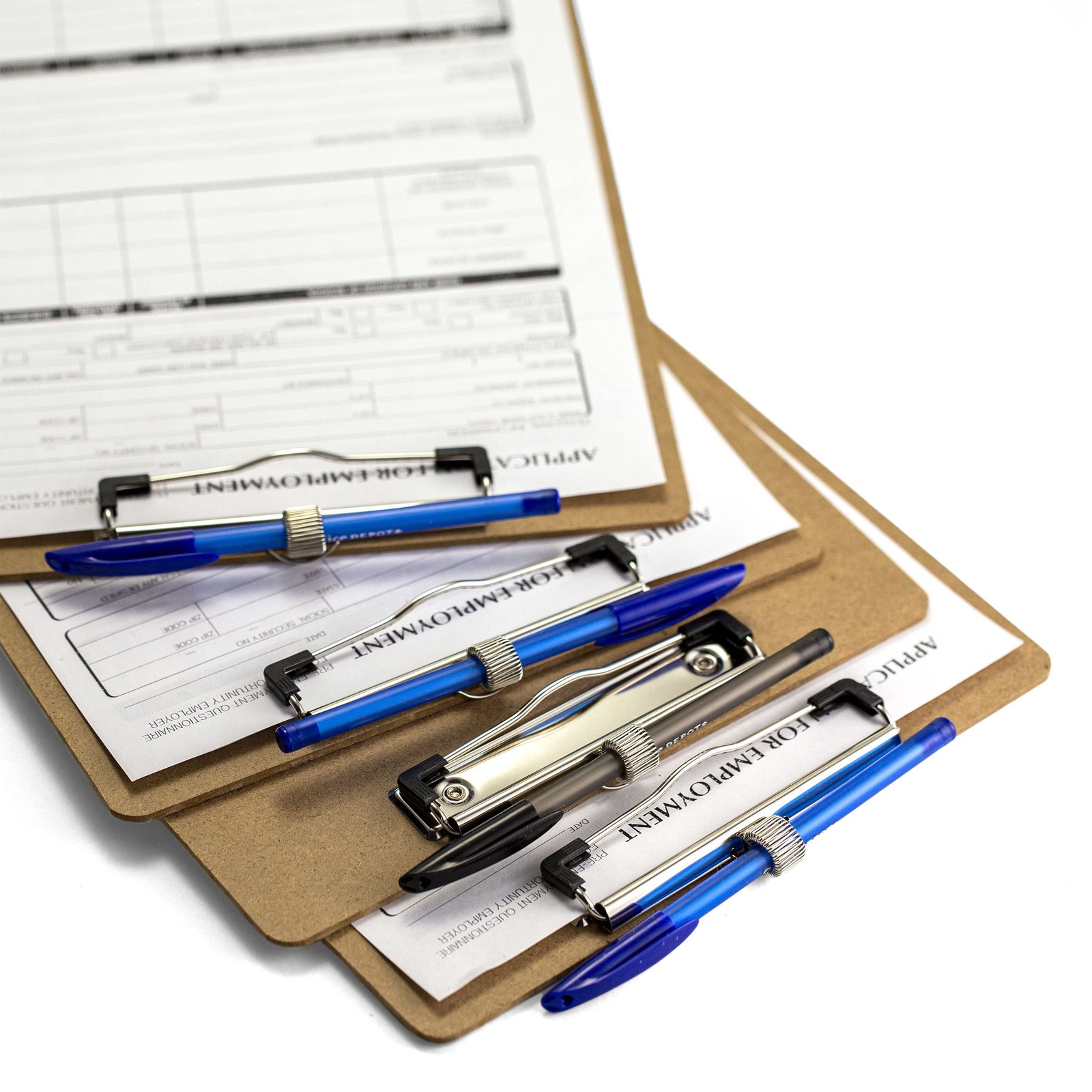 Officemate Wood Clipboard, Letter Size, Low Profile Clip Brown