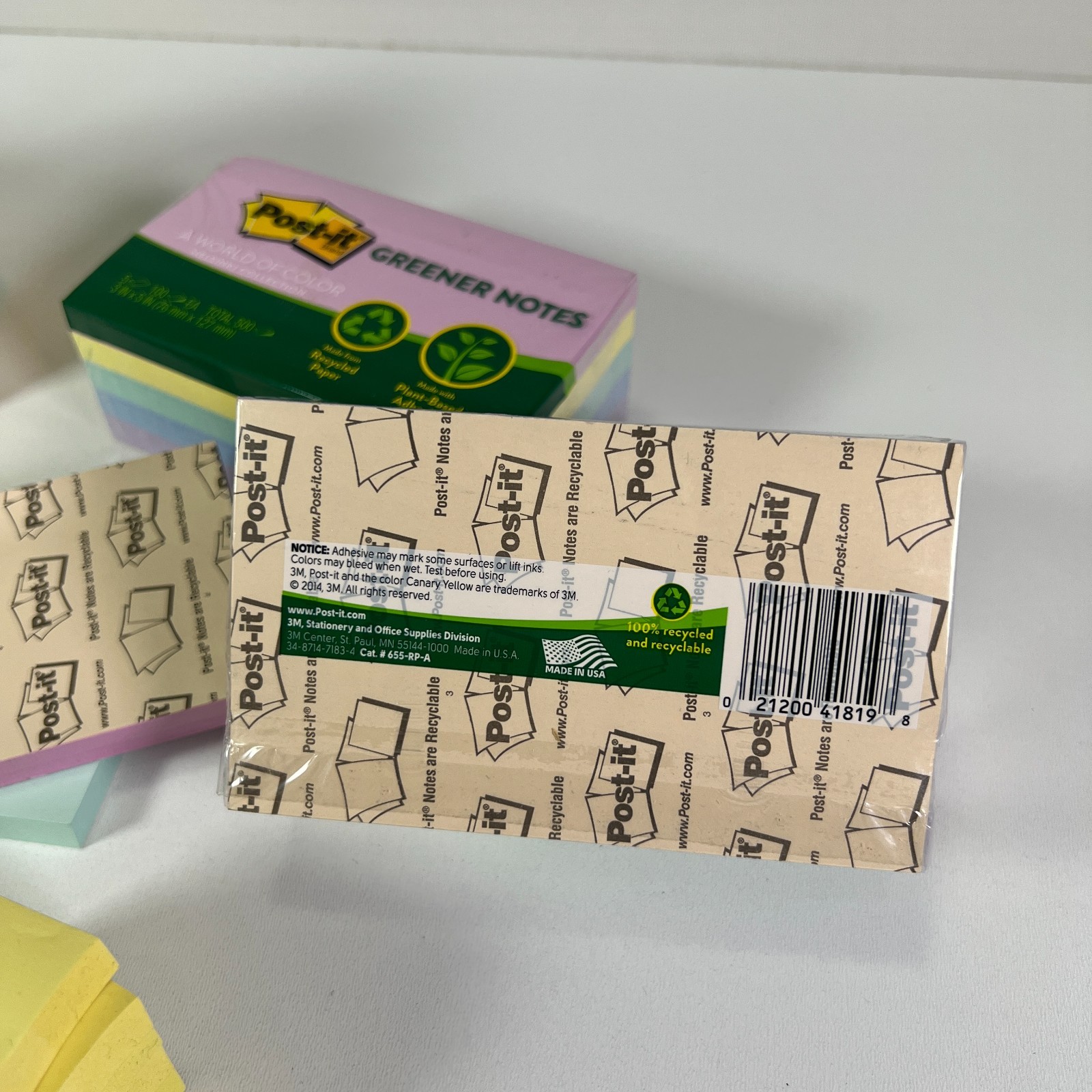 Post-it Sticky Notes Pads (3×3; 3×5; 2×1.5) Yellow, Pink, Multicolor Lot (52x)