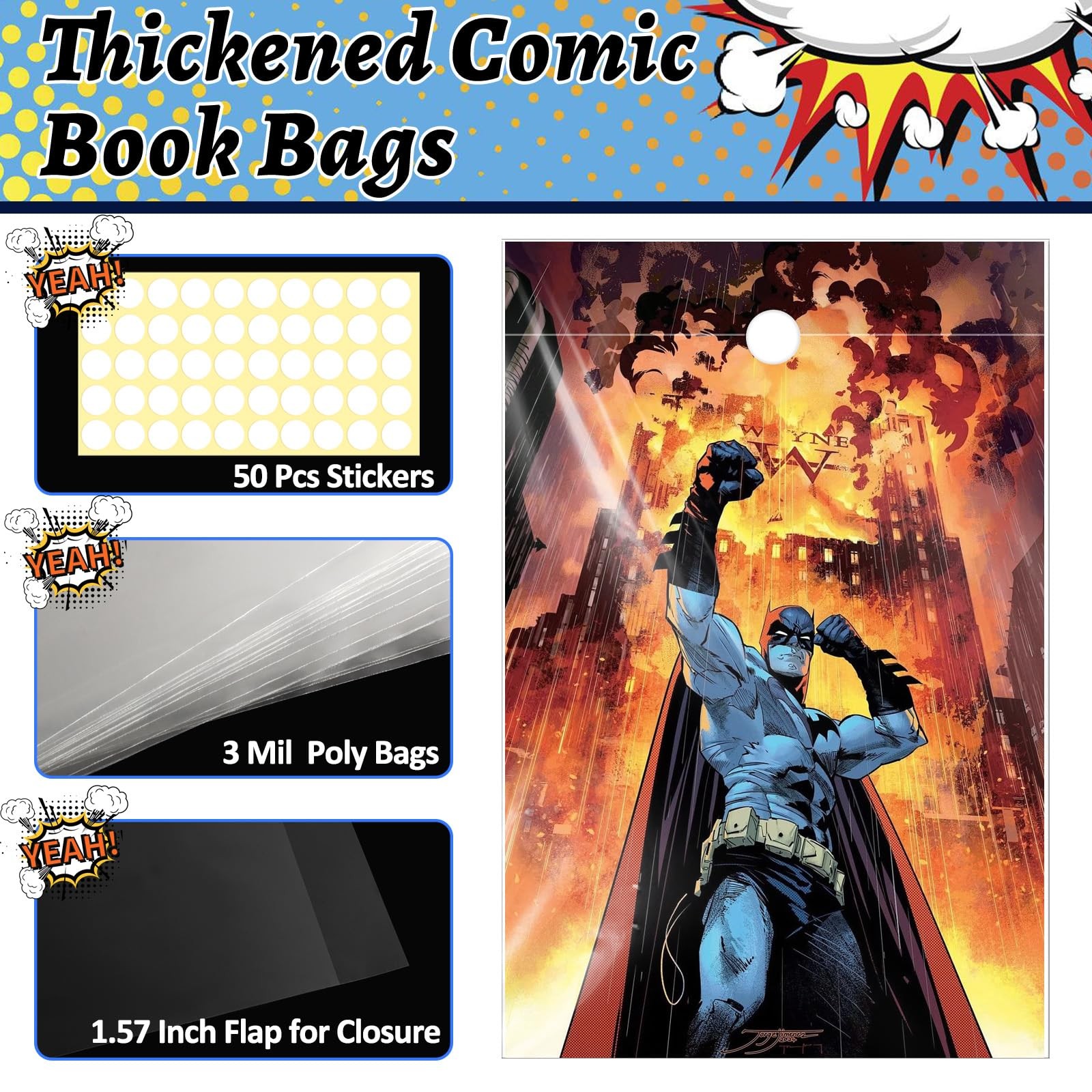 20ct Comic Book Bags and Boards with Acid-Free Protection for Collectors