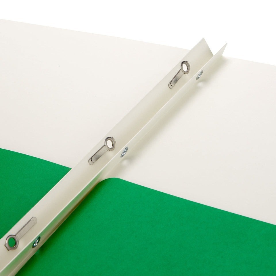 2 Pocket Folder with Prongs, 1 Side Printed, Assorted Colors, 50 pack