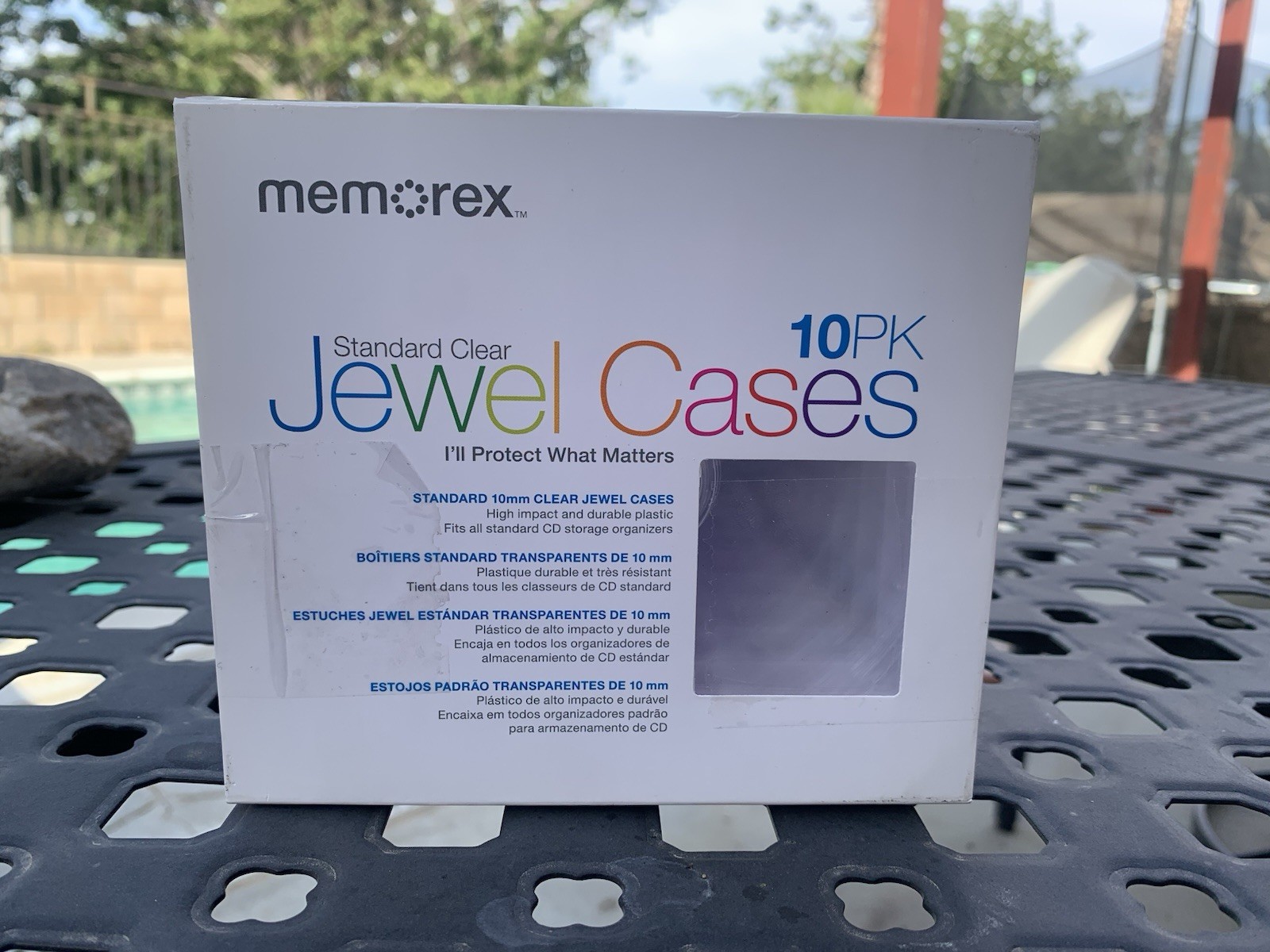 Memorex 10 Pack CD Jewel Cases, New