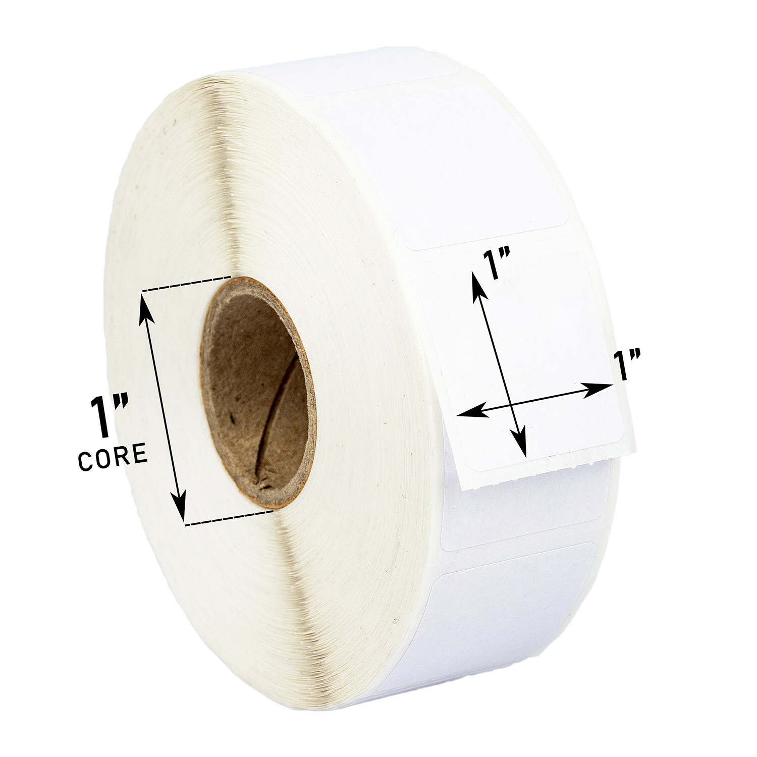 ZEBRA / ELTRON 1×1 (1″ x 1″) SQUARE Direct Thermal Labels – (1) Roll of 1380