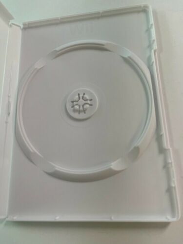 10 PCS ORIGINAL NEW WII CASE, WII LOGO, ARTWORK SLEEVE, WHITE, XZ-WII-W