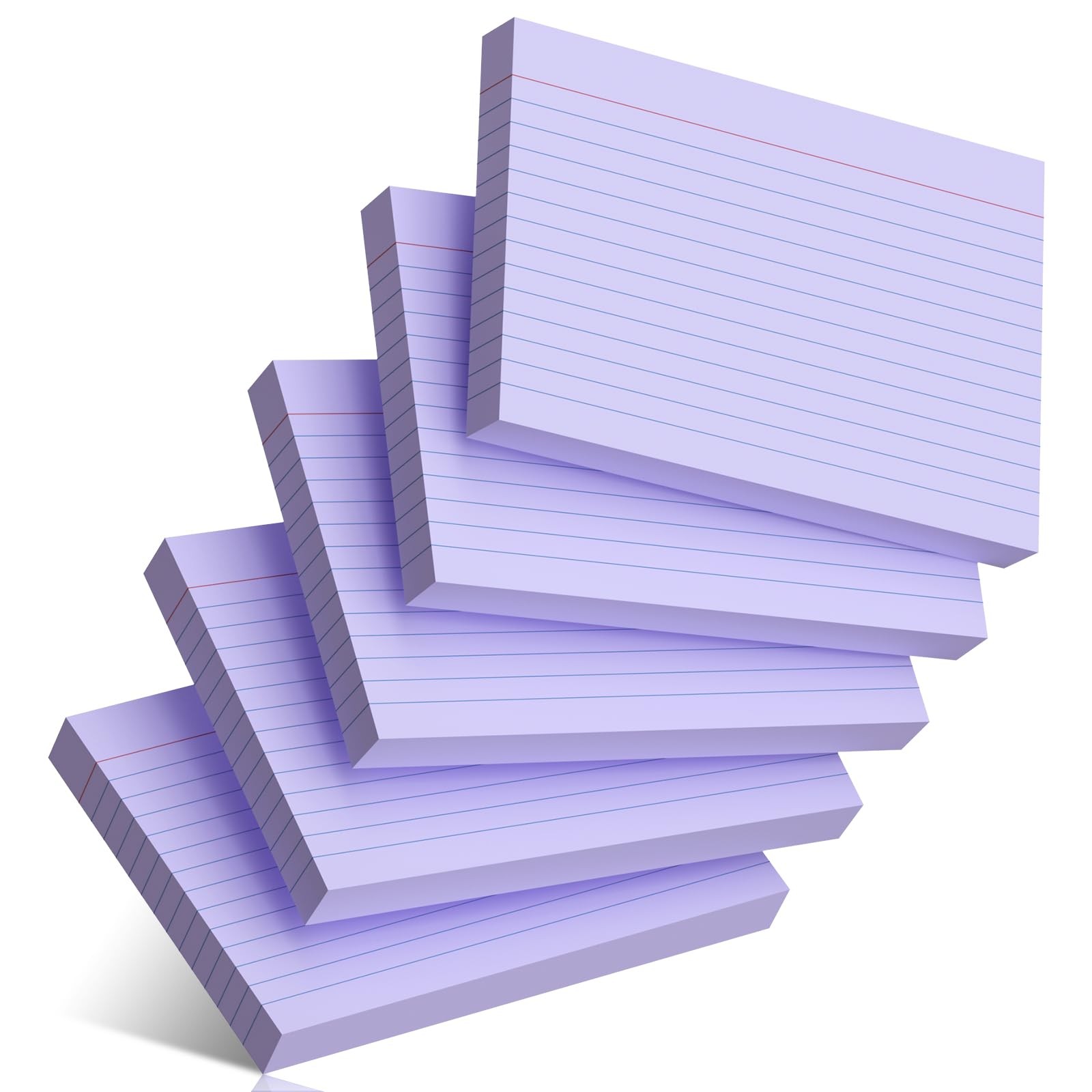 200 Pcs Index Cards 4 x 6 Inch Ruled Purple Cards, 4 x 6 inches,