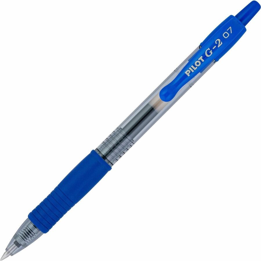 Pilot 31021 G2 Gel Ink Pen 0.7mm Blue Retractable 12 Pack
