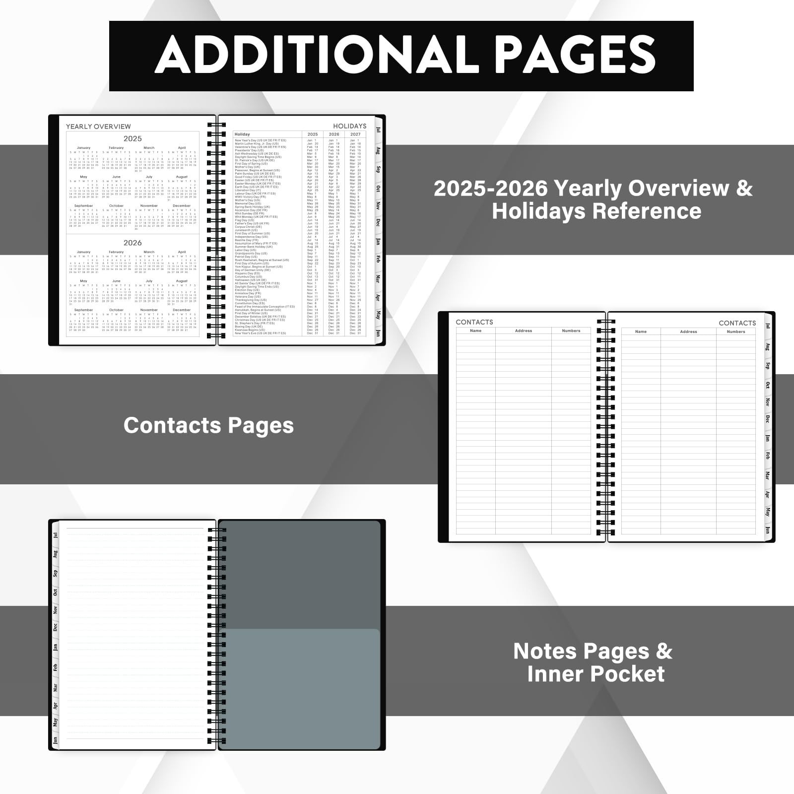 Planner 2024-2025 – July 2024 – June 2025, 2024-2025 Academic Planner with 12…