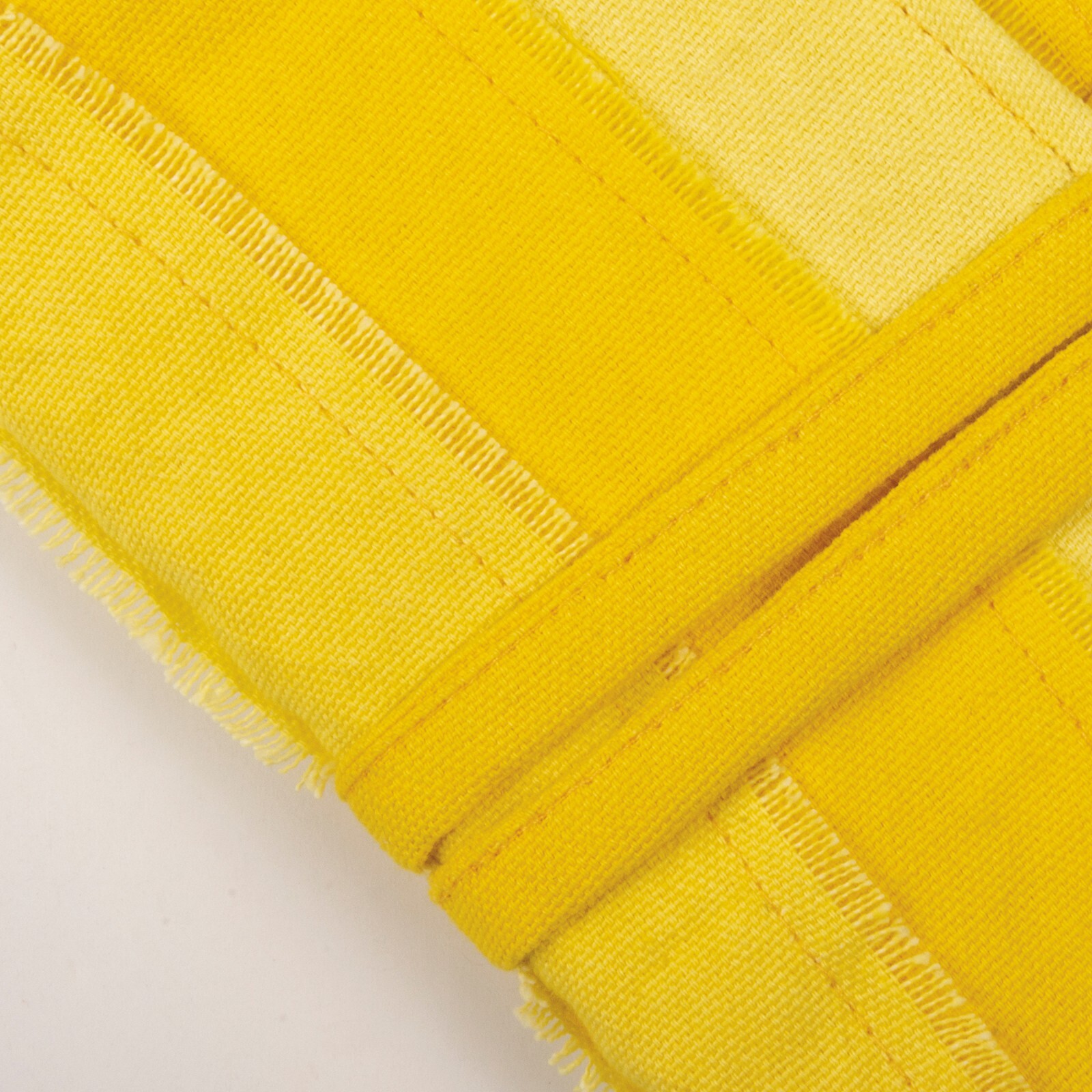 Canvas Journal Notebook – Yellow Ombre Stripe 48 Unlined Pages NEW
