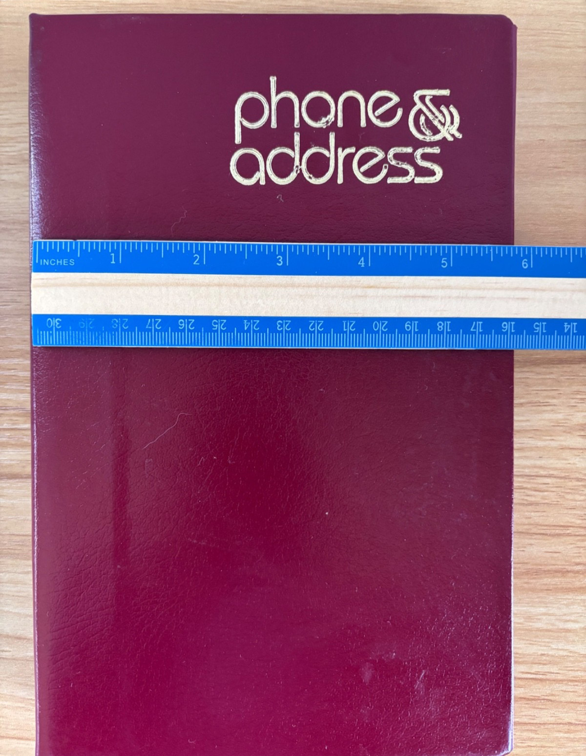 Vintage Unused Red Phone & Address Book Retro Contact Organizer Planner