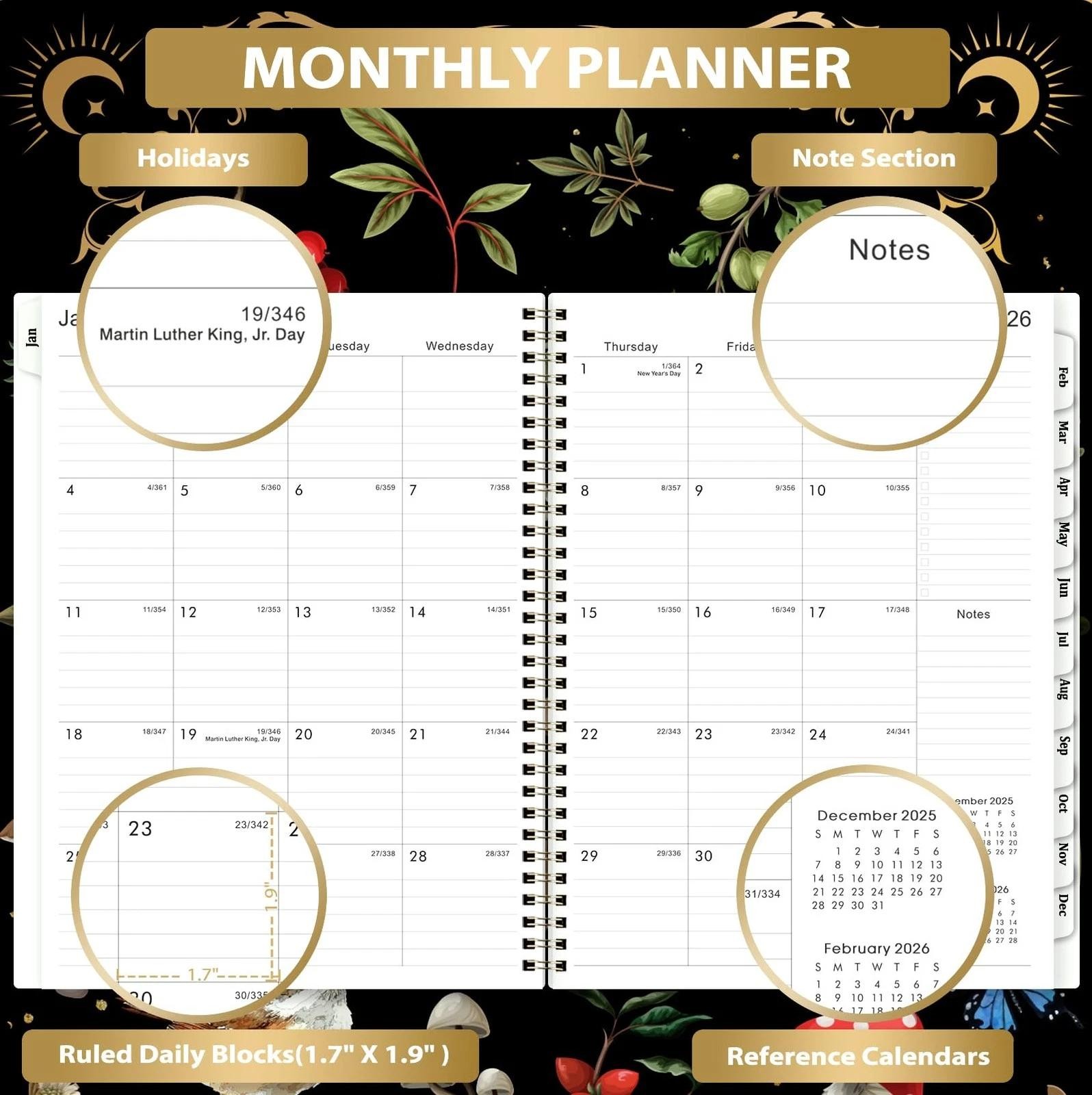 2026 Planner – Planner 2026, 9" X 11", Jan 2026 – Dec 2026, 2026 Weekl